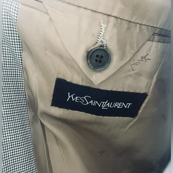 Yves saint Laurent Classic Gray Men's Blazers